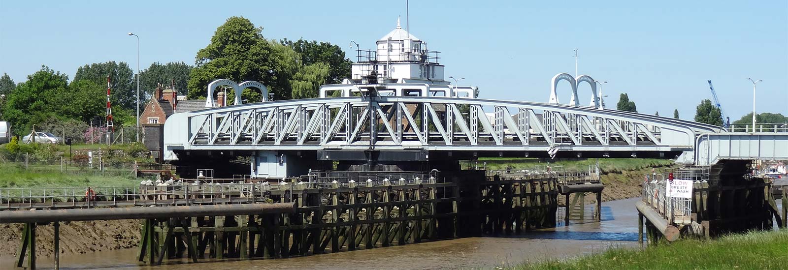 The swing bridge at Sutton Bridge, home of S H Everitt